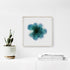 Aqua Blue Rose Floral Art Print